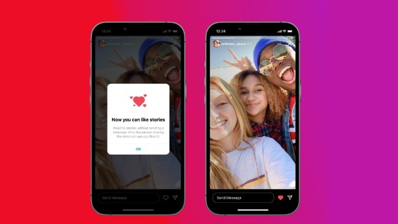 Storyt në Instagram po marrin pëlqime, kështu që ju mund të përgjigjeni pa dërguar një DM!