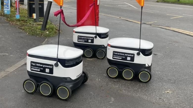 Këto janë robotët që po shpërndajnë ushqime në Angli