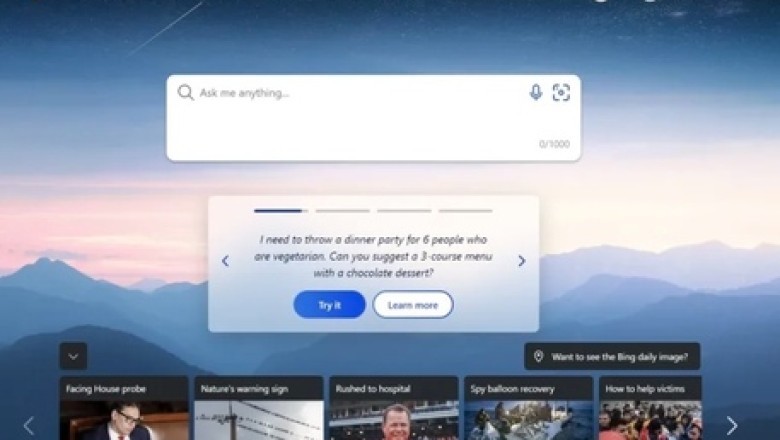 Microsoft, 1 milion abonentë për të provuar kërkimin me AI