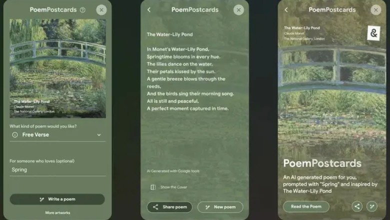 Aplikacioni Arts & Culture i Google shton kartolina me poezi të krijuara nga AI