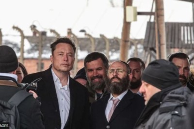 Elon Musk viziton vendin e kampit të vdekjes në Aushvic!